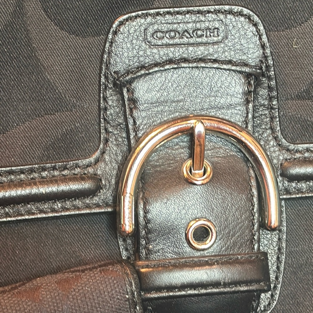 Authentic Coach classic bag with wallet and check book cover